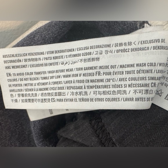 Abercrombie & Fitch Curve Love Ultra High Rise 90s Straight Jean Black Wash 8 L - Picture 8 of 10